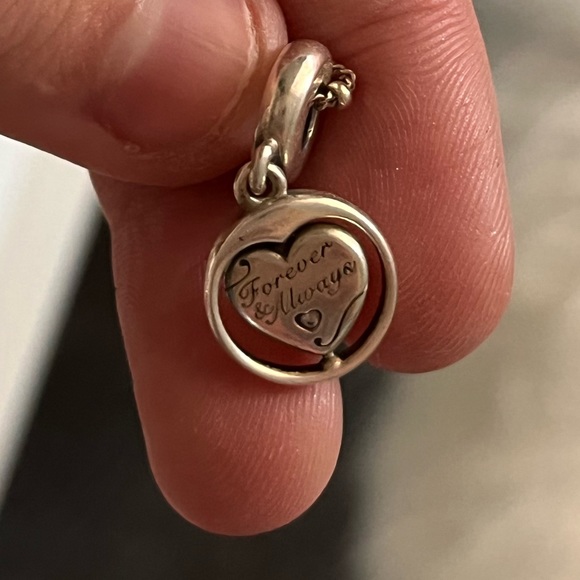 SOULMATE/FOREVER ALWAYS PANDORA PENDANT - Picture 2 of 2